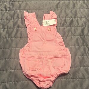 Old Navy Pink Baby Overalls